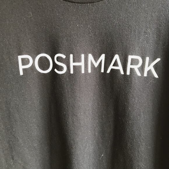 Poshmark Logo Spellout Tee Size 3XL 100% Cotton Short Sleeve T-Shirt Swagup 3X - Picture 4 of 14